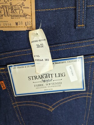 おおかみ様 Vintage 80s Levi's Jeans Men's 38 x 32 508 Denim USA 20508-0914
