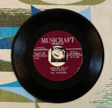 The Paragons 45 Wedding Bells / Blue Velvet 1960 R&B Doo Wop VG+