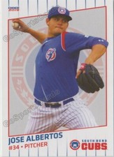 2019 South Bend Cubs Jose Albertos RC Rookie Chicago MEX