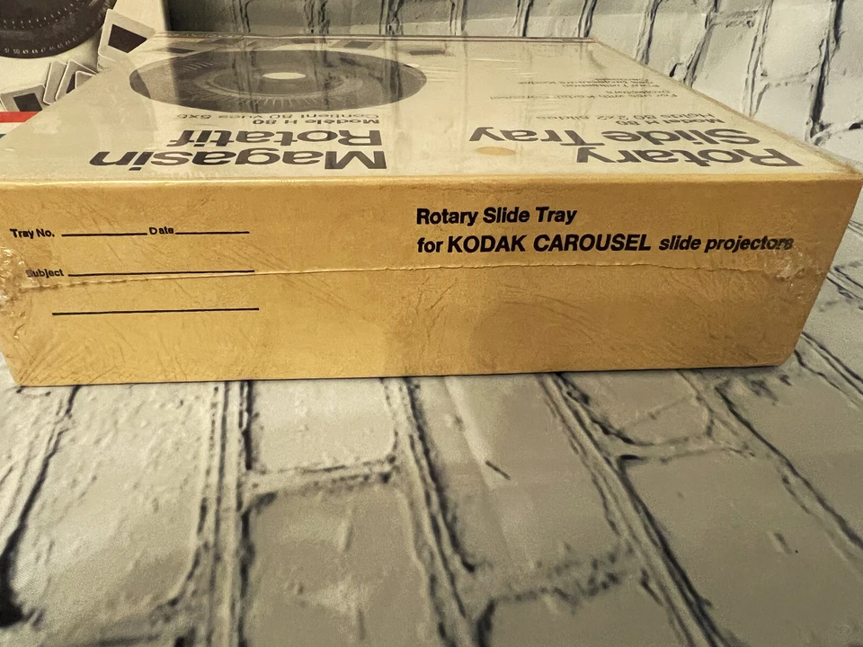 Hanimex Rotary Slide Tray Carousel Vintage - Holds 80 - 2"x2" for Kodak lot of 2 - Image 3 of 3