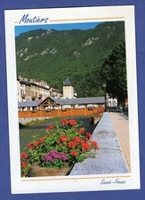 Ha * postcard / postcard: In Tarentaise, Savoy: Moutiers Quais de L’Isère 