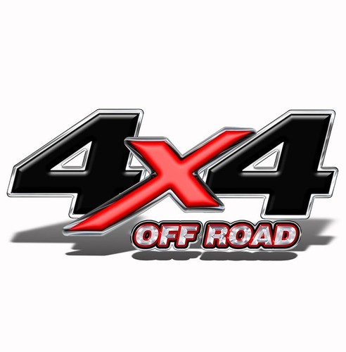 4X4 Off Road Red Bed Decal Graphic Truck Vinyl Stickers Set of 2 - MK001OR4 - Bild 2 von 4