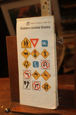 Vintage Travel Map Rand McNally Eastern United States