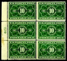 US #JQ4 Mint Plate Block 1913 Parcel Post Postage Due [Plate #6251]