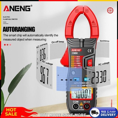 ANENG CM80 4000 Count Smart Digital Clamp Tester DC/AC Auto Range NCV Multimeter