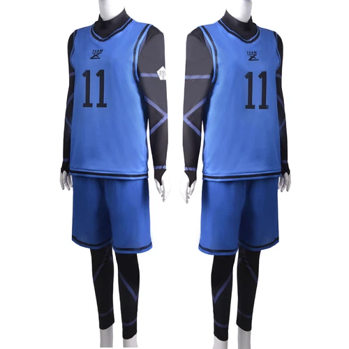 Blue Lock Isagi Yoichi Cosplay Costume Chigiri Hyoma Jersey Summer Suits 2025 - Picture 7 of 16
