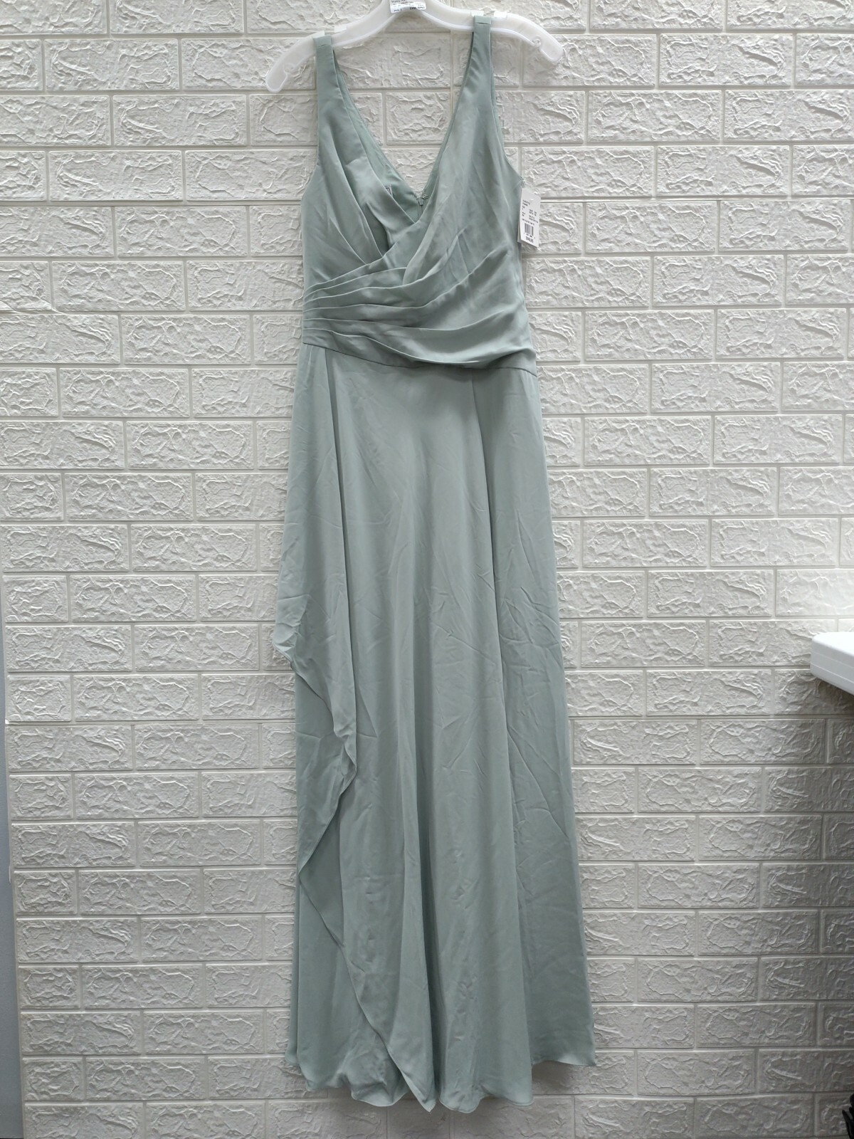 New Davids Bridal Long Chiffon Surplice 