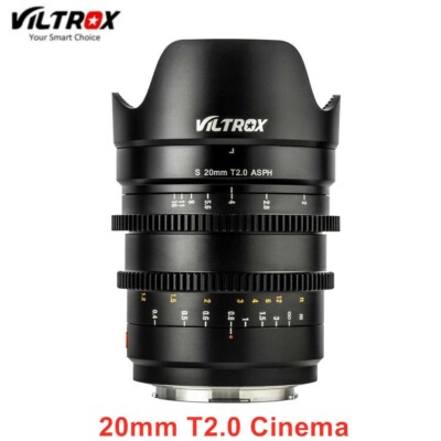 Viltrox 20mm T2.0 L-Mount レンズ NEW VILTROX 20mm L Mount T2.0 Wide Angle Cinema Lens for Leica L