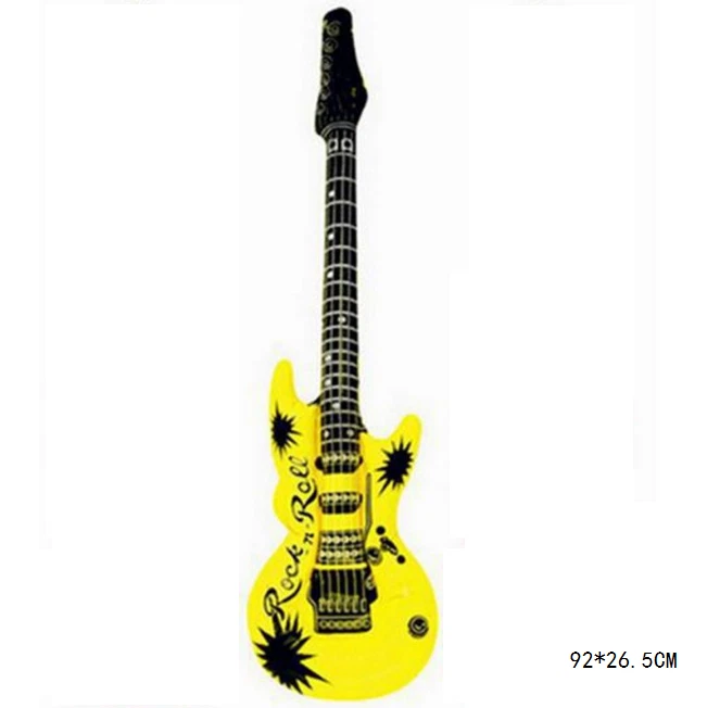 Guitarra Eléctrica Inflable Fiesta de Cumpleaños utilería Música Baile Vestido Elegante Disfraz Foto 3 de 4
