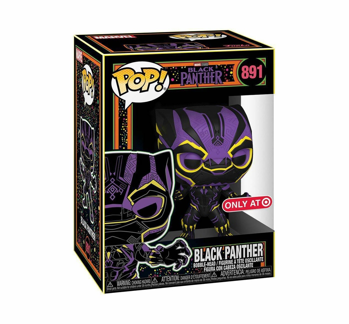 FUNKO POP ブラックパンサー Tシャツ セット Amazon.com: Funko POP! Marvel Collectors Box: Black Panther