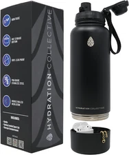 Insulated Water Bottle with Hidden Safe–Stainless Steel 32 Oz Non-BPA Easy Carry