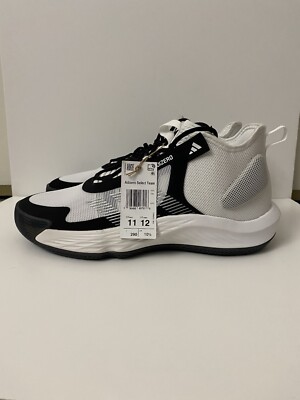 Adidas Adizero Select Team White Black Men s Size 11 Basketball Shoes IE9322 New