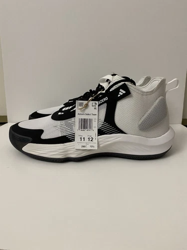 Adidas Adizero Select Team White Black Men’s Size 11 Basketball Shoes IE9322 New