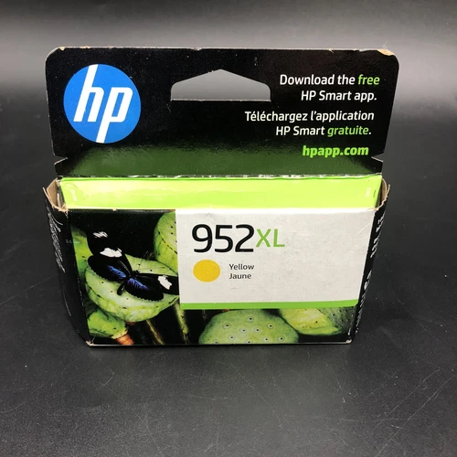 HP 952XL Yellow Ink Cartridge Genuine OEM High Yield EXP 2025
