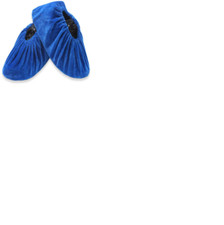 REUSABLE SHOE COVERS NON SLIP WASHABLE VELVET MATERIAL 2 PAIR - BROWN  ROYAL