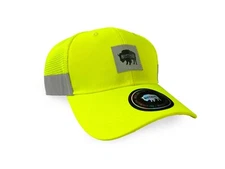 Buffalo Outdoors® Workwear Hi Vis Reflective Safety Trucker Hat