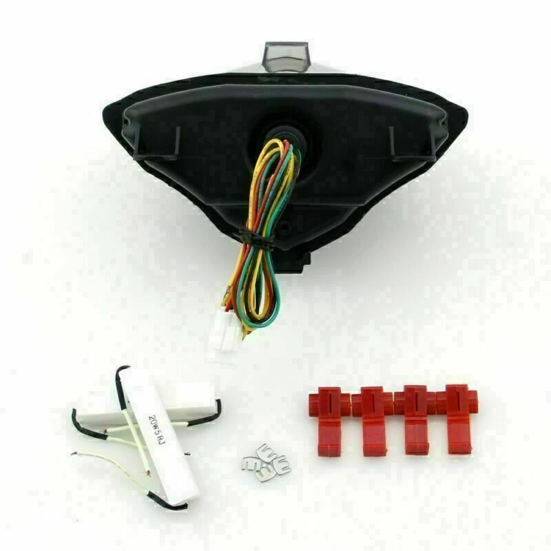 Integrated LED TailLight Turn Signals For Yamaha YZF 1000 R1 2004-2006 Smoke EY- Foto 2 de 4