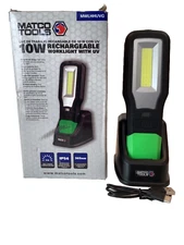 Matco Tools MWLHHUV 550 Lumen Cordless Worklight with Snap In Base UV & Red Lite