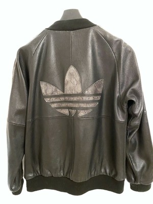 adidas leather jacket
