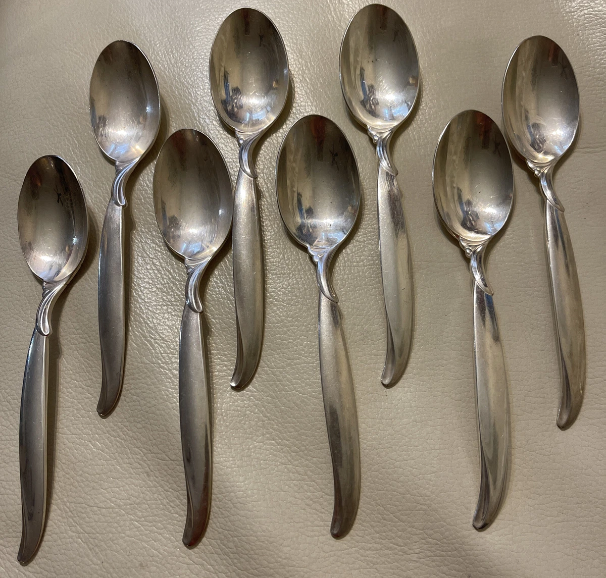 1847 Rogers Brothers Flair International Silverware Teaspoons 8