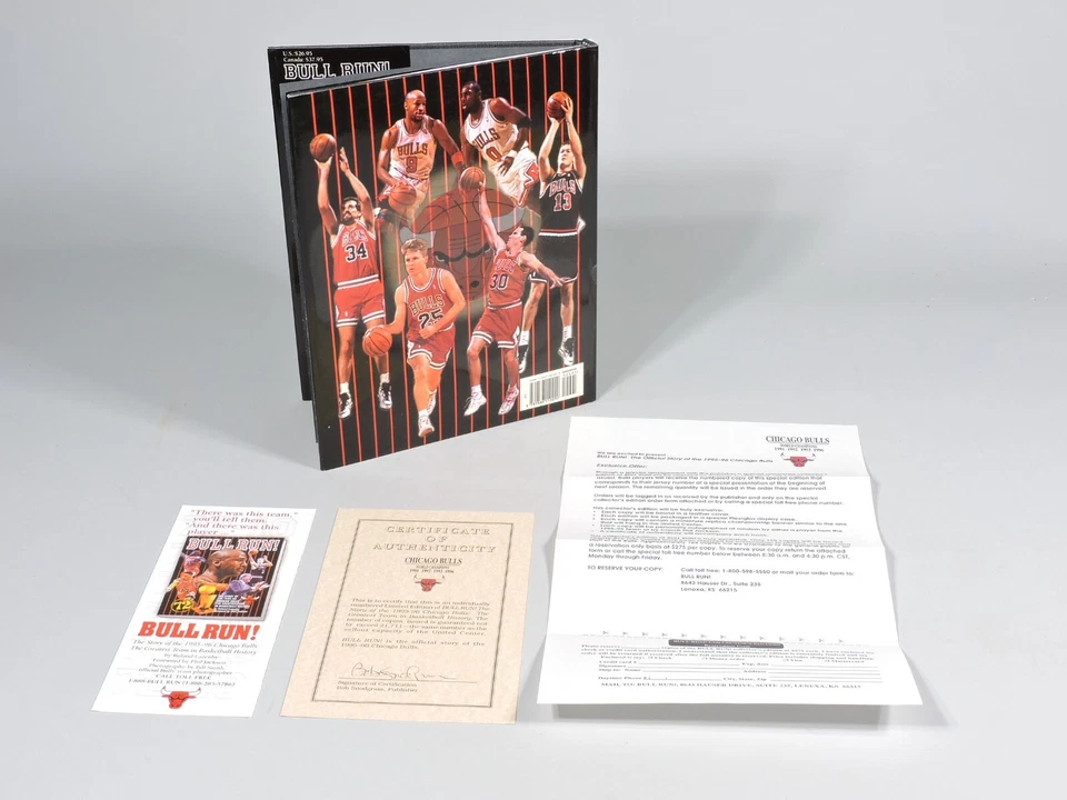 BULL RUN! The Story of the 1995-96 Chicago Bulls - Numbered Edition - Mint - Image 3 of 4