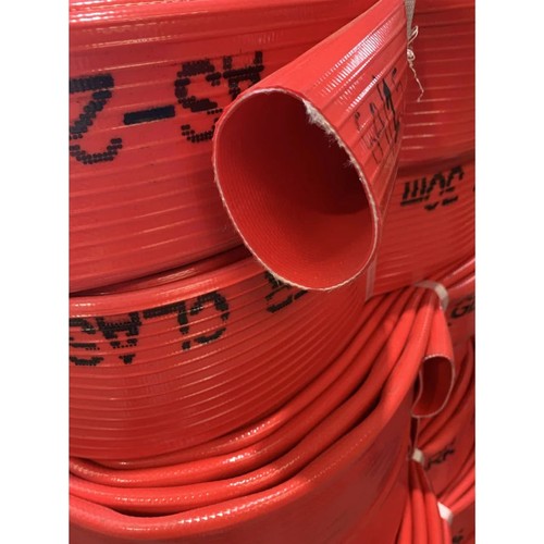 Rapier Heavy Duty Red Layflat Fire Hose Odd Lengths CLEARANCE STOCK - Picture 1 of 6