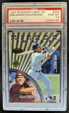 1997 Bowman's Best Ivan Rodriguez Kevin Brown Mike Piazza Mirror Image #4 PSA 10