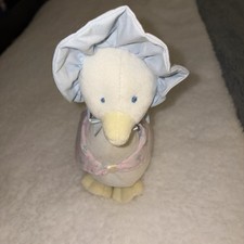 Jemima Puddle Duck Plush Soft Toy Vintage Beatrix Potter By Eden