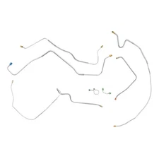 1971 Chevrolet GMC Truck C10 C15 2WD Power Disc Front Brake Line Kit Set Steel