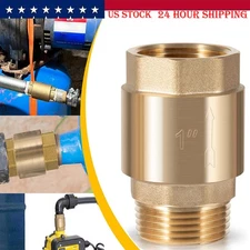 1" NPT One Way Brass Check Valve Female Pipe Thread for Well Pump SP0465X-100
