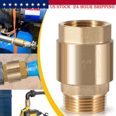 1'' NPT One Way Brass Check Valve Female Pipe Thread for Well Pump SP0465X-100