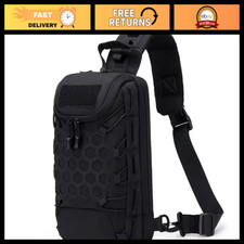 Tactical Sling Bag for Men - Waterproof EDC Crossbody Chest Pack, Small Shoulder