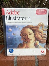 BRAND NEW SEALED In Box Adobe Illustrator 10 Upgrade for Macintosh PN16001213