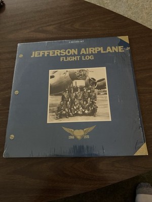The Jefferson Airplane:  Flight Log 2-LP Compilation 1977 In Shrink W Inners!