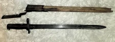 M1905 ORIGINAL US SPRINGFIELD SA 1906 BAYONET WWI M1910 SCABBARD CANVAS
