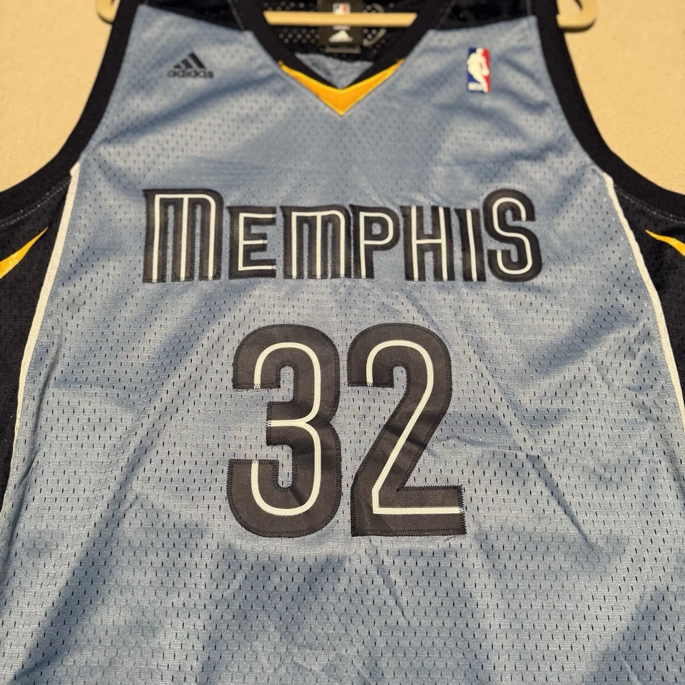 Adidas NBA Memphis Grizzlies #32 OJ Mayo Basketball Jersey Mens Sz L +2 Swingman - Image 2 of 4