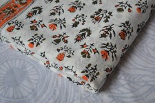 Hand Block New Print Fabric 100 Cotton 5 Yard NO TARRIF CHARGES 100 ZK 136