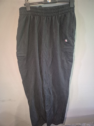 Champion Pants Mens XL Black Jogger Pockets Sweatpants Straight - Picture 3 of 18