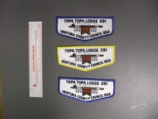 Boy Scout OA 291 Topa Topa Lodge Equipo de Baile Solapas 8515NN