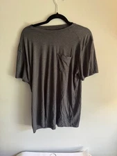 Duck Camp Premium Outdoor Goods T-Shirt Pocket Tee Black Bamboo Mens Large #D4