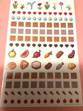 Minecraft Sticker Set 125 Mini Stickers Licensed-New
