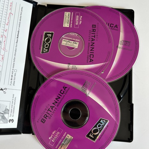 Encyclopaedia Britannica Deluxe - édition millénaire - PC CD-ROM - Photo 3/3