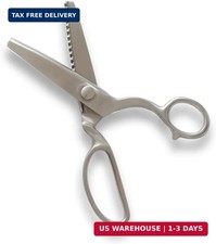 Stainless Steel Pinking Shears Scissors for Fabric, 8 Inch
