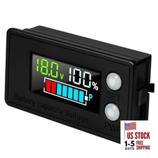Golf Cart Battery Meter Waterproof Battery Monitor 12V 24V 48V 60V 72V 84V LCD