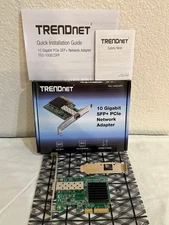 Trendnet TEG-10GECSFP v3.0R 10G SFP+ PCIe Network Adapter 802.1Q