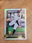 2025 TOPPS BASEBALL RAINBOW FOIL PAUL SKENES PITTSBURGH PIRATES CARD #98