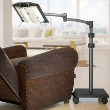 LEVO G2 Book Holder Floor Stand with Rolling Base   Our Premium Adjustable Re...
