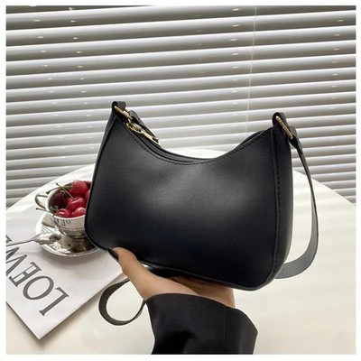Bolso de mano moderno y moderno de color sólido, bolso cuadrado pequeño simple