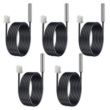 10K Temperature Sensor Probe, 3950 NTC Thermistor Accuracy 1 5pcs 1M, Waterproo