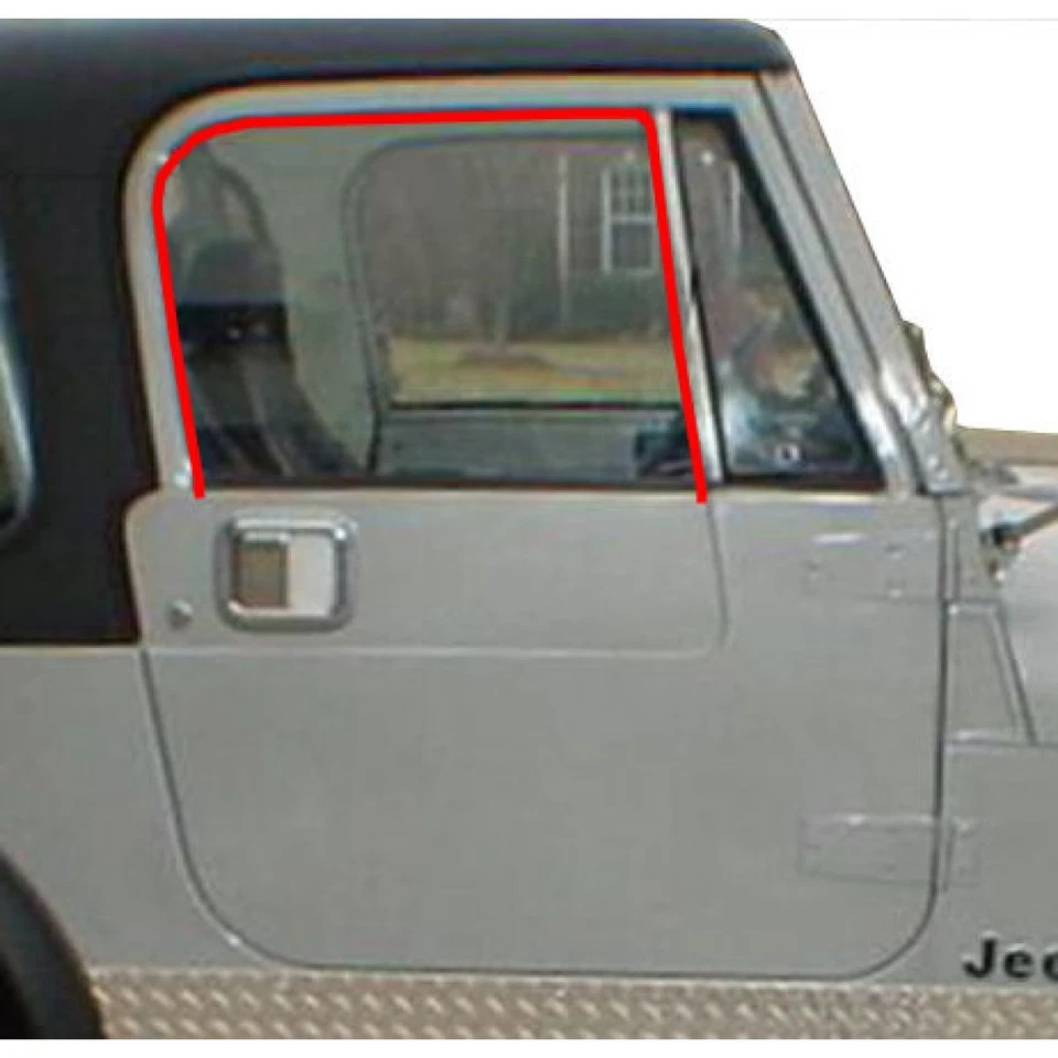 Sello de canal de funcionamiento de ventana para Jeep CJ6 CJ7 CJ8 Scrambler Foto 4 de 4